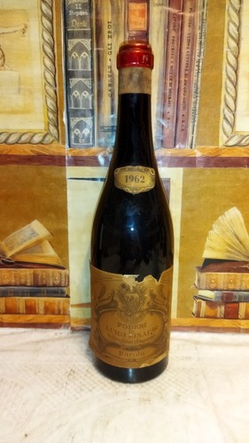 Vino 1962 barolo poderi luigi - vino,