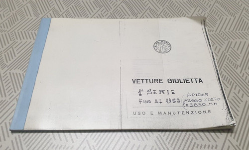 Alfa romeo vetture giulietta - alfa,