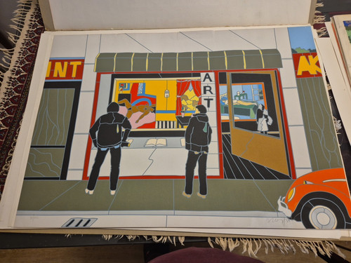 Serigrafia ugo nespolo n - ugo,
