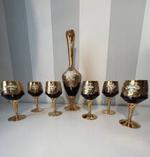 Decanter e 6 Bicchieri Vetro