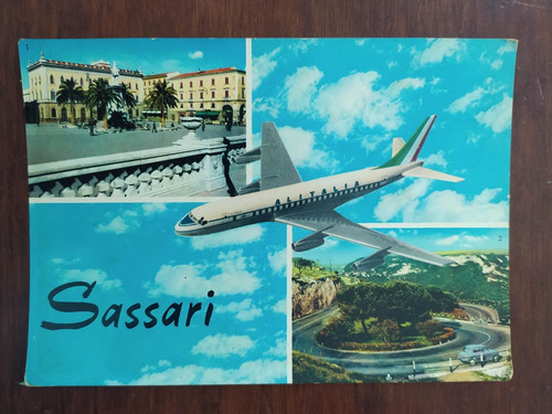 10622 cartolina sassari piazza - 10622,