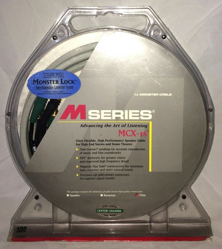 Monster cable series mcx - m-series, mcx-1s