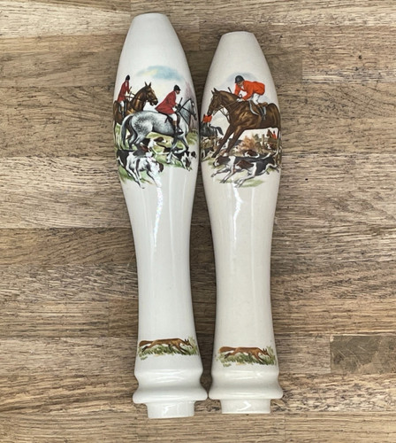 Hunting scene ceramic beer - hunting,