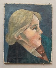 Ritratto di donna, olio su