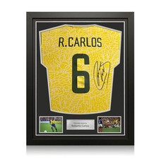 Maglia del brasile autografata - del,