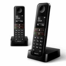 Telefono Senza Fili Philips D4702B/34 Duo 1,8" DECT [2 pcs]