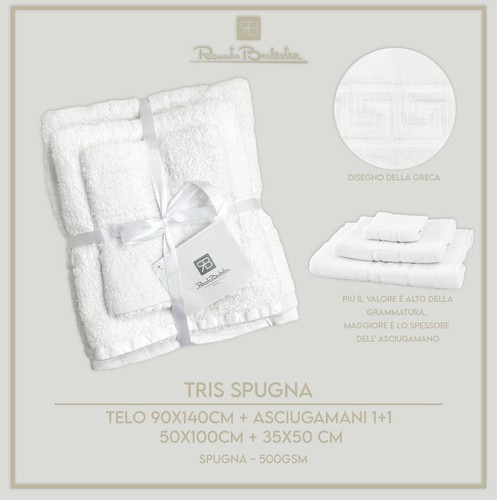 Tris asciugami hotel - asciugami, renato