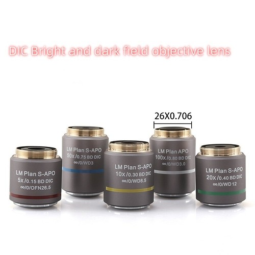Obiettivo 100x dic flat - 5x-100x, bd