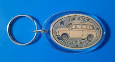 Portachiavi Fiat 500 Giardiniera  Vintage 