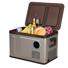 Compressore Frigorifero 31L Due Camere Congelatore Campeggio Frigorifero 12V Riscaldamento Stand