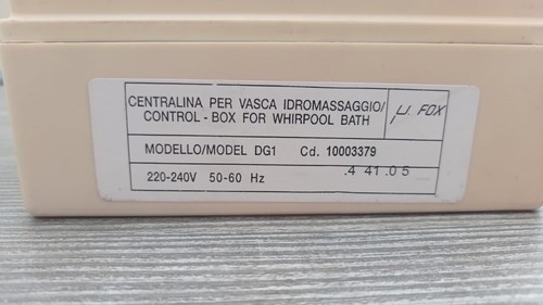 Centralina idromassaggio - centralina,