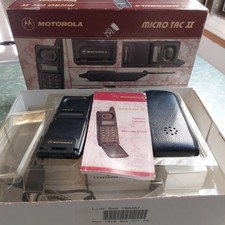Motorola Microtac II 2 Made in UK Anno 1994 con Scatola Vintage Micro Tac