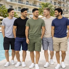 Bermuda Uomo Cargo pantaloni