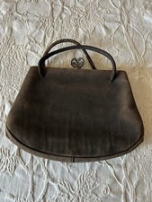 Borsa da sera camoscio marrone