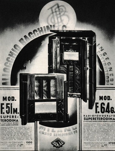 Pubblicita 1935 radio - 1935,