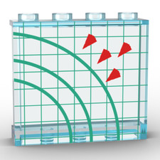 LEGO® Panel 1x4x3 Custom