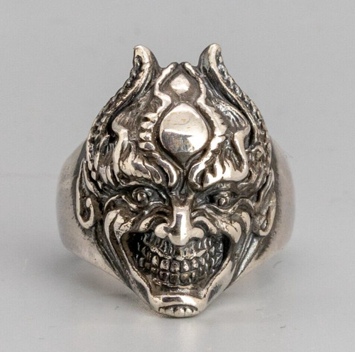 Diavolo anello teschio 925 - diavolo, .925