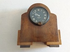 WATFORD ORIGINALE OROLOGIO ANNI '30 PER AUTO TRASFORMATO DA TAVOLO FUNZIONANTE