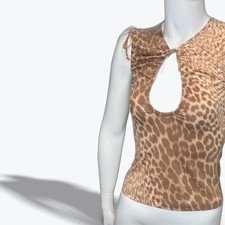 Top Roberto Cavalli leopardo