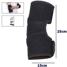 GOMITIERA FASCIA ELASTICA SUPPORTO TUTORE PER GOMITO ANALLERGICO BAMBINI NERO S