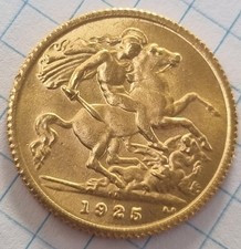 1/2  Mezza Sterlina oro Re