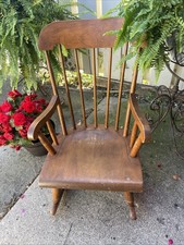 Sedia a dondolo vintage