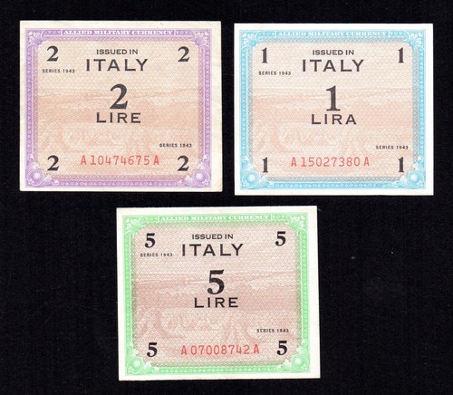 Lotto am lire - lire, allied