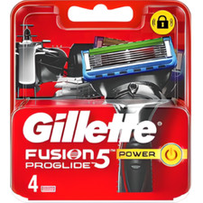 Gillette Fusion 5 ProGlide Power Lame di Ricambio Tecnologia FlexBall - 4 Pezzi