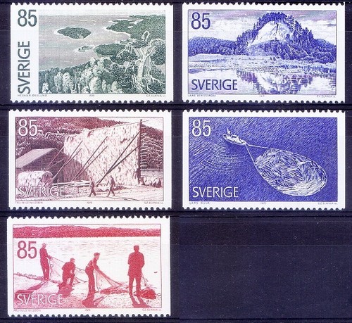 Svezia 1976 mnh - mnh, 5v