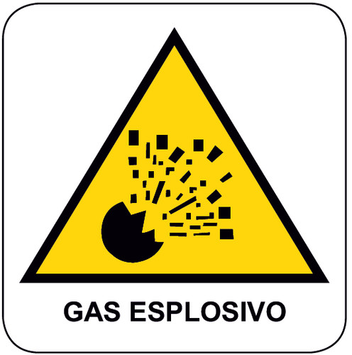 Adesivo segnaletica pericolo - adesivo,