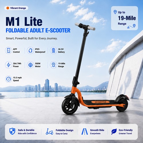 500w electric scooter - 500w, youth