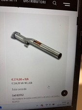 scarico centrale punto abarth supersprinti 63mm