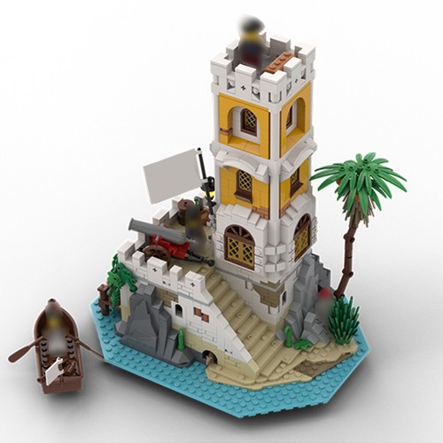 Mocs set mattoni isola - mocs,