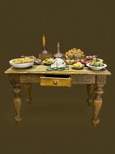 Tavola imbandita osteria arte