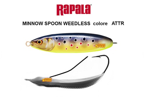 Rapala minnow spoon weedless - minnow,
