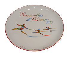 Piatto ceramica dipinta a mano