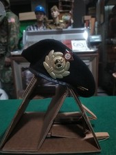 Basco nero originale MARINA-ESERCITO URSS-Usato-con Fregi Tg.57-marchio interno 