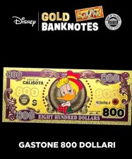 GOLD BANKNOTE GASTONE Disney