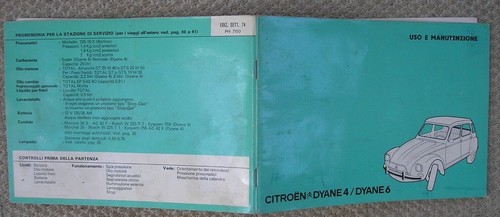 Libretto uso manutenzione - uso,