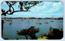 BERMUDA Hamilton Harbour from Paget Shore Postcard
