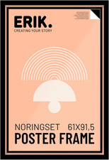 Cornice 61X91,5 Cm Nera -