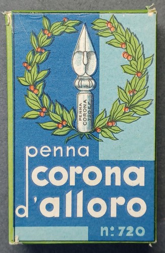 Scatola pennini penna corona - pennini,