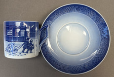 Tazza e piattino di Natale