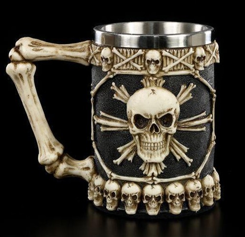 Teschio krug grande calice - krug,