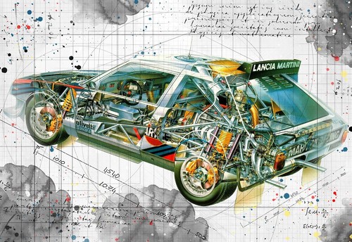 Stampa poster lancia - stampa,