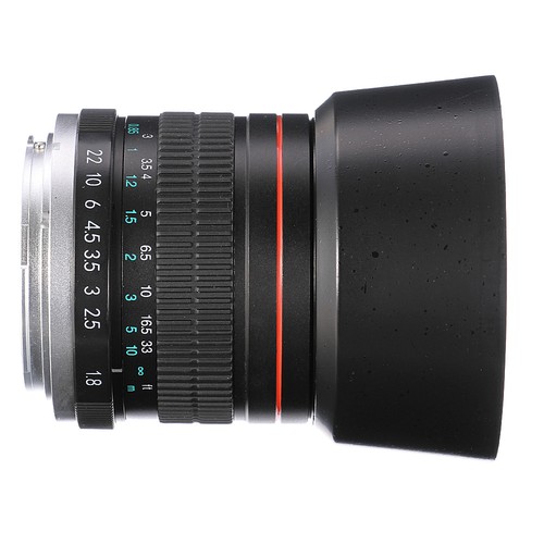 85mm mf standard lens - f/1.8,