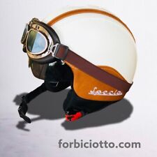 Casco vintage in pelle