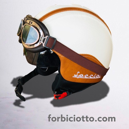 Casco vintage pelle - casco,
