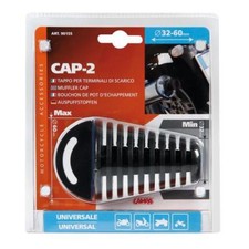 TAPPO UNIVERSALE PER TERMINALI DI SCARICO LAVAGGIO MOTO 32-60MM LAMPA 90155