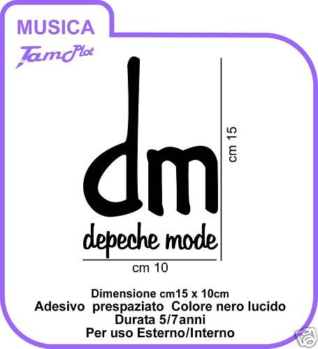Adesivo depeche mode - adesivo,